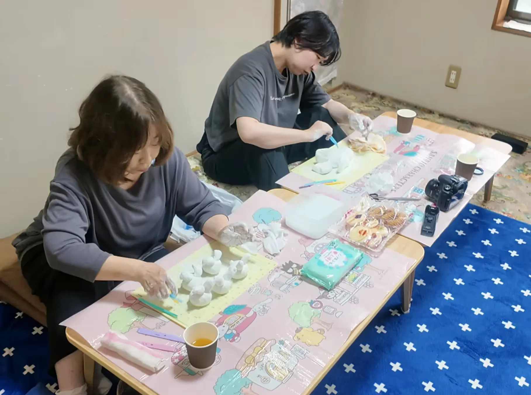 クレイワークの様子