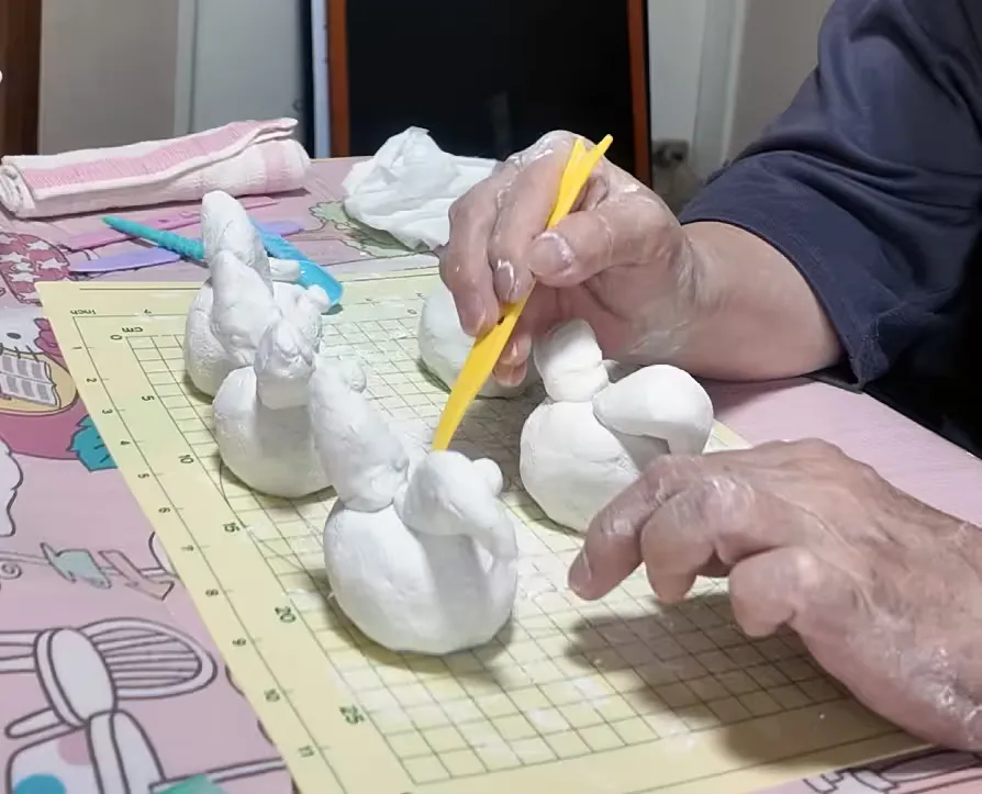 クレイワークの様子
